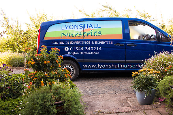 Lyonshall Nurseries Free delivery service