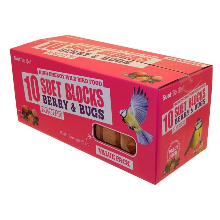 10 Suet Block with Berry Lyonshall Nurseries and Garden Centre