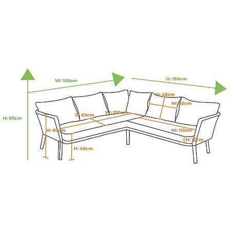 Dubai Square Casual Dining Set - image 6