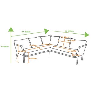 Dubai Square Casual Dining Set - image 6