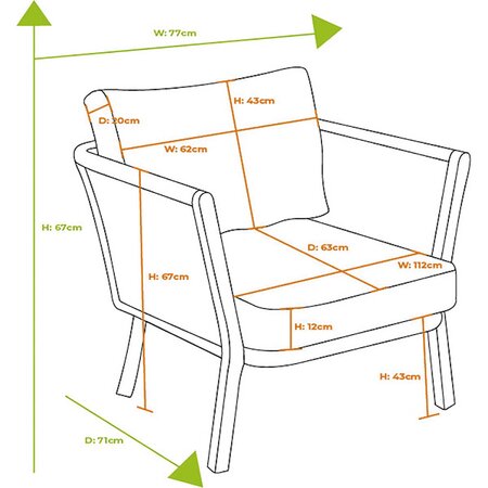 Dubai Square Casual Dining Set - image 7