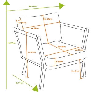 Dubai Square Casual Dining Set - image 7