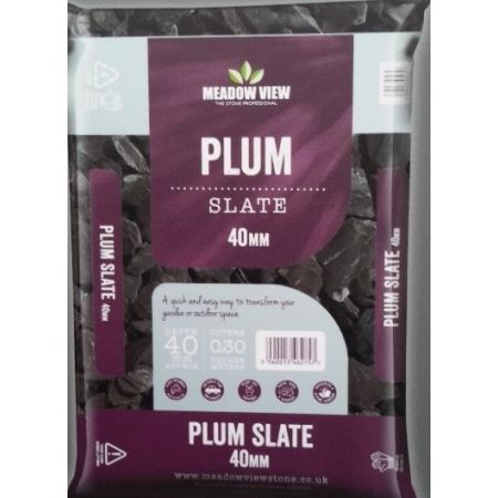 Meadow View plum slate 40mm