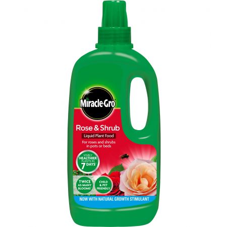 Miracle-Gro Rose & Shrub Concentrated Liquid Plant Food 1ltr - image 1