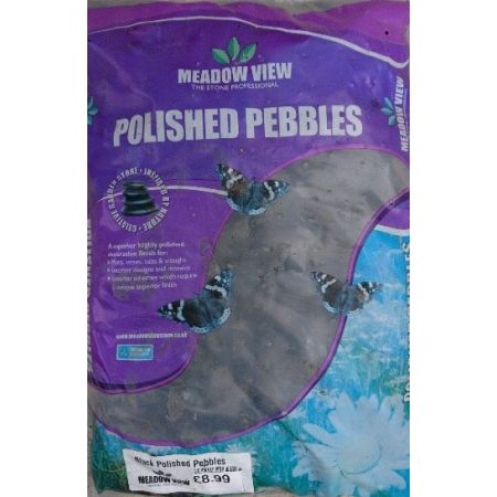 Polished Pebbles black