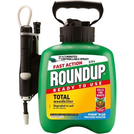 Roundup Fast Action Ready to Use Weedkiller Pump ân Go 2.5ltr