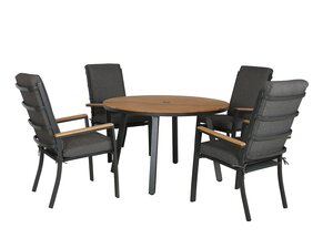 Singapore 4 Seat Round Dining Set - image 2