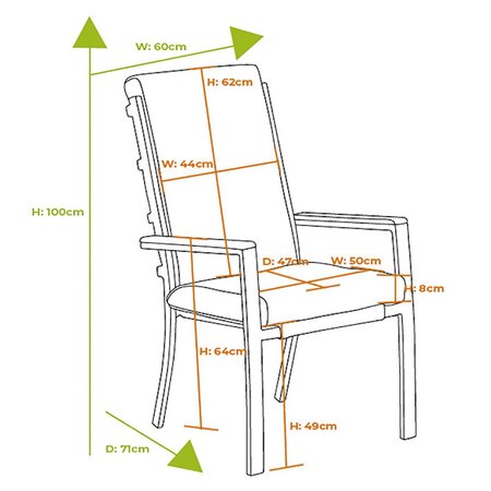 Vienna 6 Seat Rectangular Dining Set - image 5